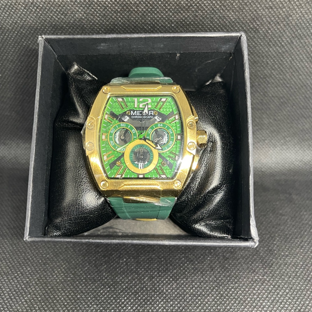 Megal Green And Gold Watch Megal Green And Gold Watch